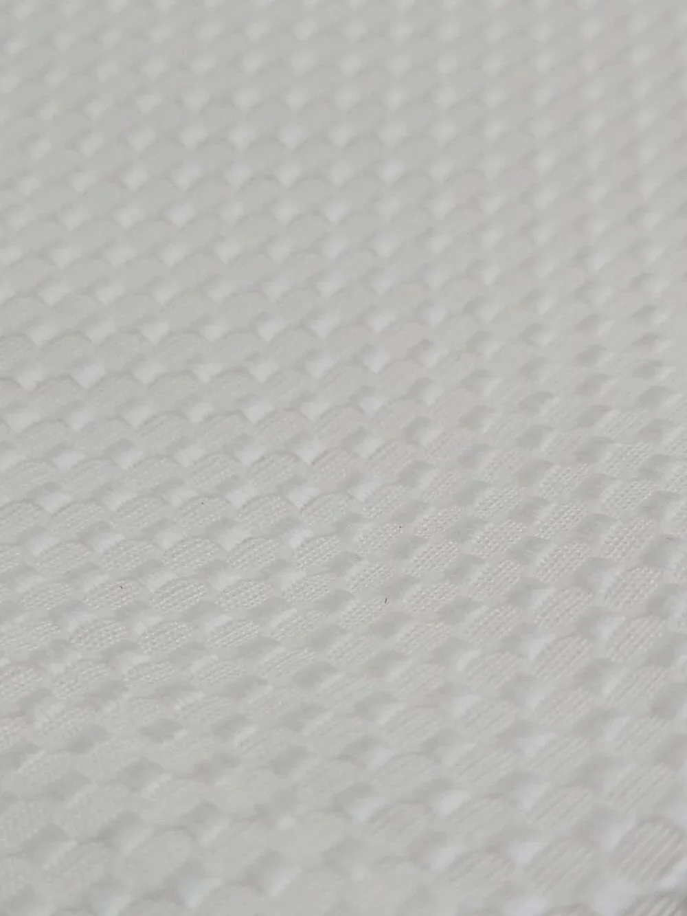 Waterford White Woven Geometric Square Napkins 5-ct Cotton/Polyester Sq. 20x20